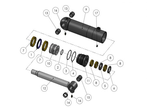 Цилиндр PRO AX (опция) KESLA 25RHII(RHS)